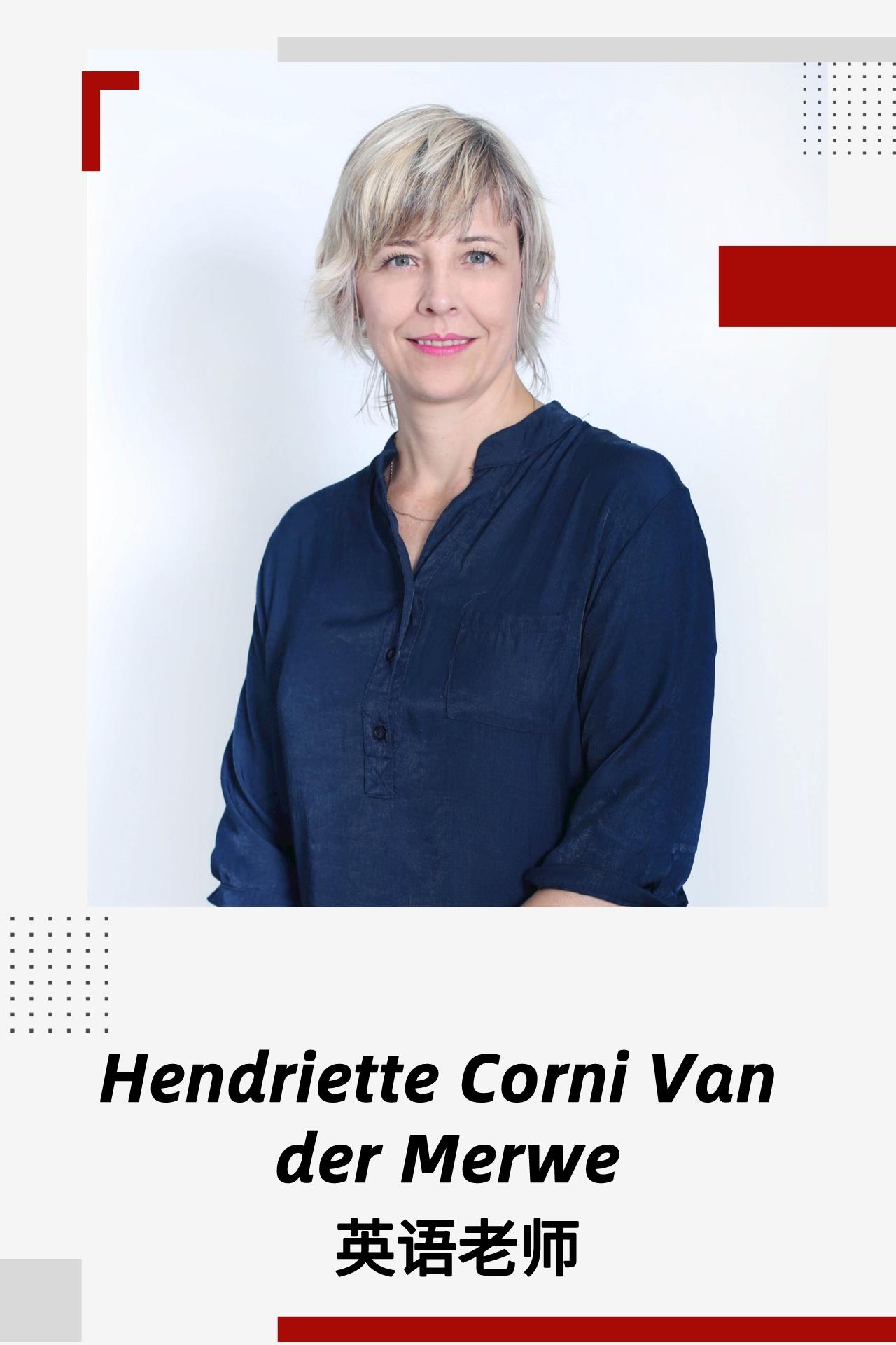 Hendriette Corni Van der Merwe